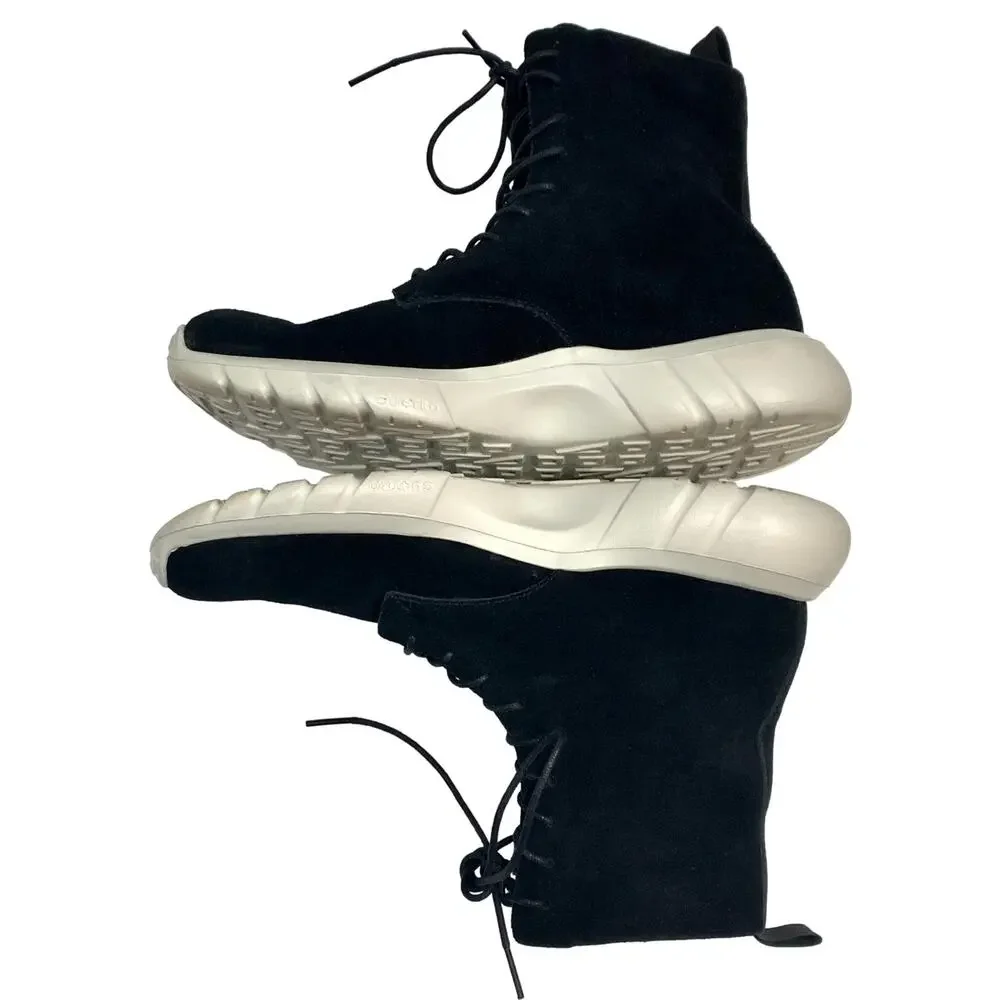 CU4TRO Black Suede NINJA Boots Sneakers | 42 Men 9 Women 10.5 | EUC